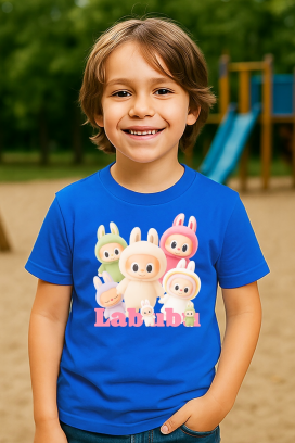 dečija majica LABUBU KIDDY BLUE