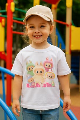 dečija majica LABUBU KIDDY WHITE