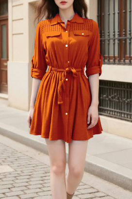 haljina DELFERZA ORANGE