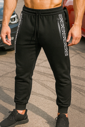 muške pantalone JIJO BLACK