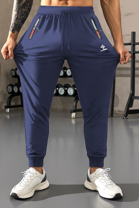 muške pantalone MOGOZO NAVY