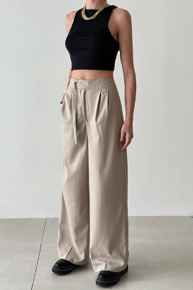 pantalone ELAINA BEIGE