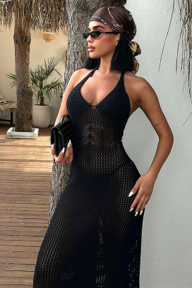 haljina za plažu OFELMIDA BLACK