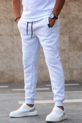 muške pantalone FRONOZO LIGHT GREY