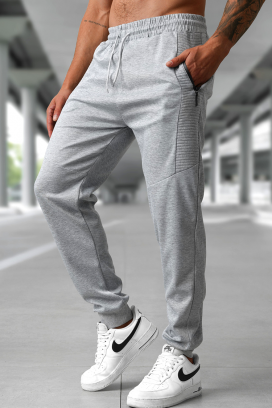 muške pantalone RENEGO GREY