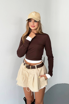 ženska bluza SERGNOZA BROWN