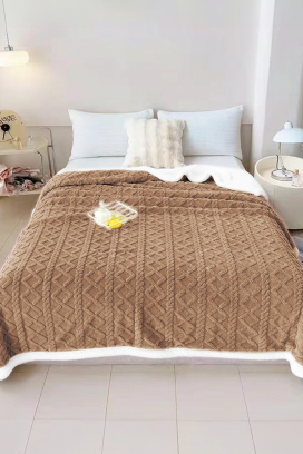 prekrivač za krevet ERTIOLJA BROWN 160х200 cm