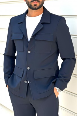 muški kaput KARMOLO NAVY