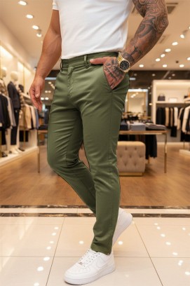 muške pantalone MALROVO KHAKI