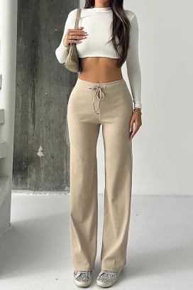 sportske pantalone ELZIDANA BEIGE