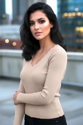 ženska bluza VORNELFA BEIGE