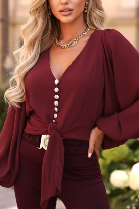 ženska bluza AMORZANA BORDO