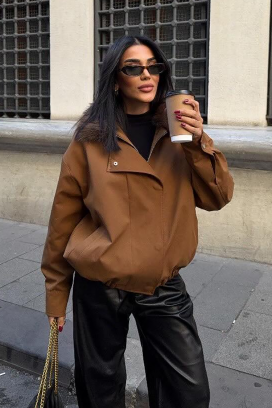 jakna DEGRITA BROWN