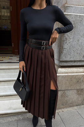 suknja SENSIVA BROWN