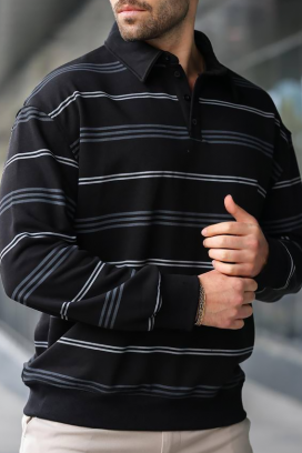 muška bluza RELOFO BLACK