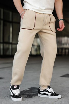 muške pantalone FONTOR BEIGE