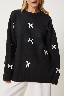 džemper ATRELVA BLACK