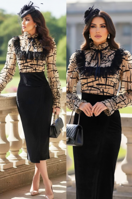 haljina FRONELMA BEIGE