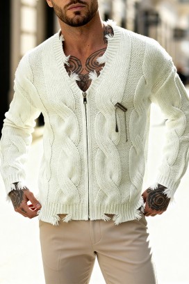 muška vesta JOLZERO ECRU