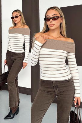 ženska bluza PRESTILJA MOCHA