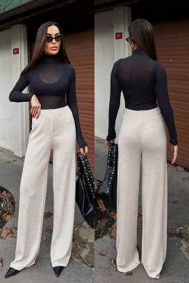 pantalone DAVERDA ECRU