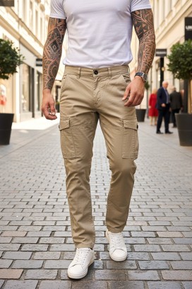 muške pantalone BIRZIN BEIGE