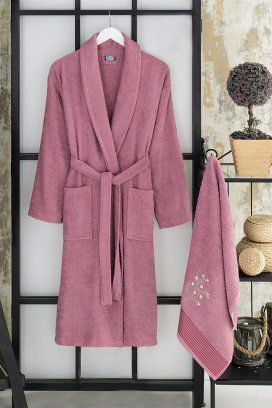 komplet bademantila i peškira DRONEIFA PUDRA