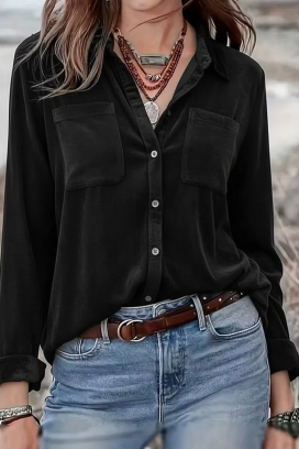 ženska košulja GILVELZA BLACK