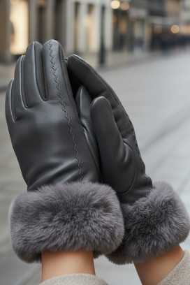 ženske rukavice POLIARZA GRAFIT