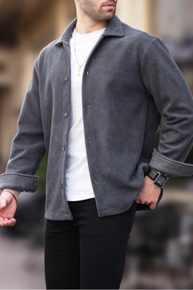 muška košulja ROXEN GRAFIT