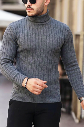 muški džemper RACHERO GRAFIT