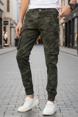 muške pantalone LARTODO KHAKI