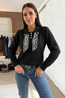 džemper OLEGORA BLACK