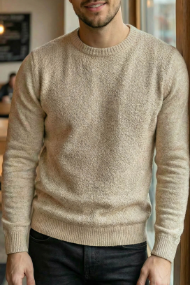 muški džemper KARELDO BEIGE