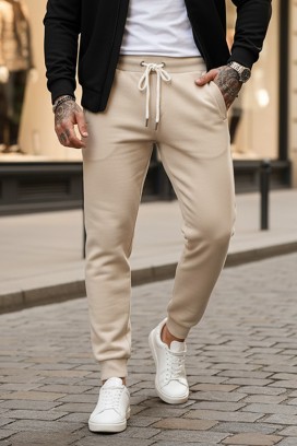 muške pantalone LORODO BEIGE