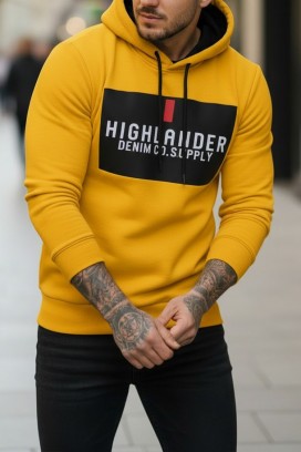 muška dukserica MEFRIDO YELLOW