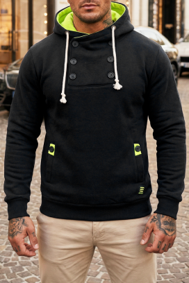 muška dukserica BOLTONO BLACK