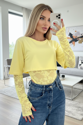 bodi - bluza CHRAVELDA YELLOW