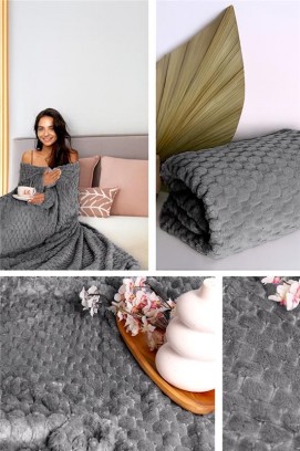 ćebe BELMONGA GREY 160x200 cm