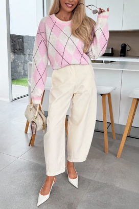 pantalone DLOLENZA BEIGE