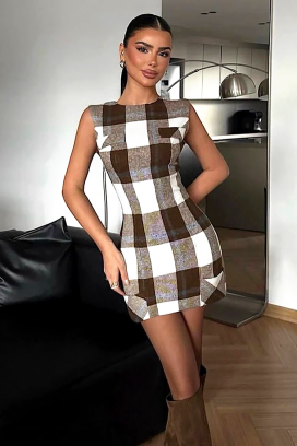 haljina ZAROLDA BROWN