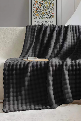 ćebe DIMFELDA BLACK 160x200 cm