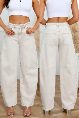 farmerke ZAGROLDA ECRU