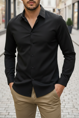 muška košulja FERIZO BLACK