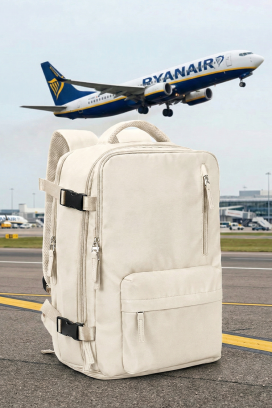 ranac za putovanje RAYANAIR ROLNEZA ECRU