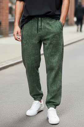 muške pantalone RENZOLO GREEN