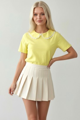 ženska bluza sa ukrasnom kragnom ZAREMORA YELLOW