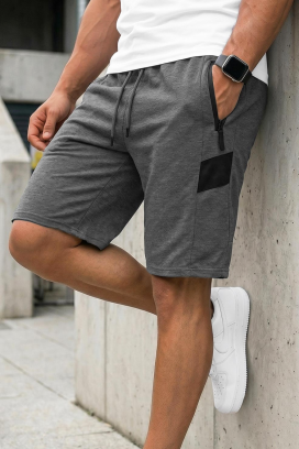 muške sportske bermude sa kontrastnim detaljima CHRISTIANO GREY